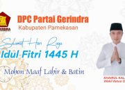 DPC Gerindra Pamekasan : Selamat Hari Raya Idhul Fitri 1445 Hijriyah, Minal Aidin Wal Faizin